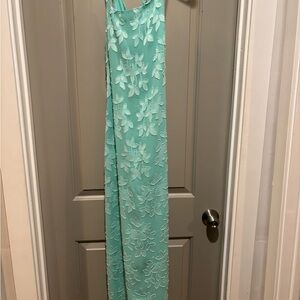 Chic Mint Green Floral Dress